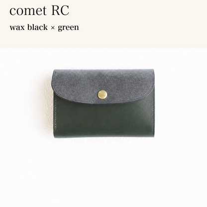 MINCHO-EN-2026-07-30|7214802993307|48377289998491|comet RC|wax black|green 本革財布・革小物 しぜんのしるし