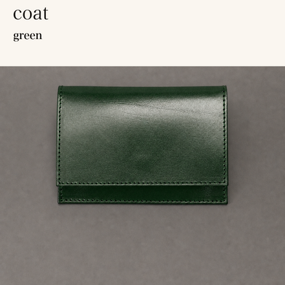 MINCHO-EN-2026-07-30|7778814427291|48377294487707|coat|green| 本革財布・革小物 しぜんのしるし