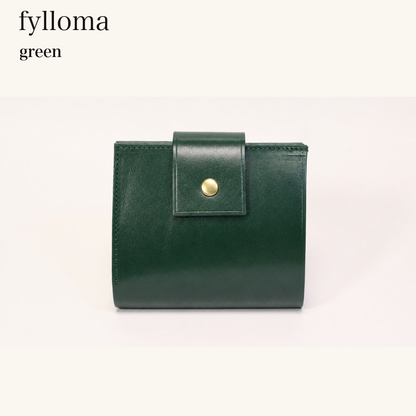 MINCHO-EN-2026-07-30|8425627517083|48377294717083|fylloma|green| 本革財布・革小物 しぜんのしるし