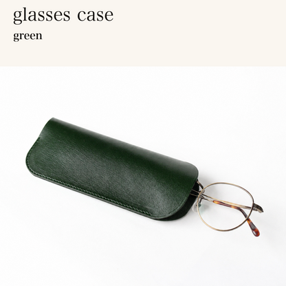 MINCHO-EN-2026-07-30|6953109979291|48377294749851|glasses case|green| 本革財布・革小物 しぜんのしるし