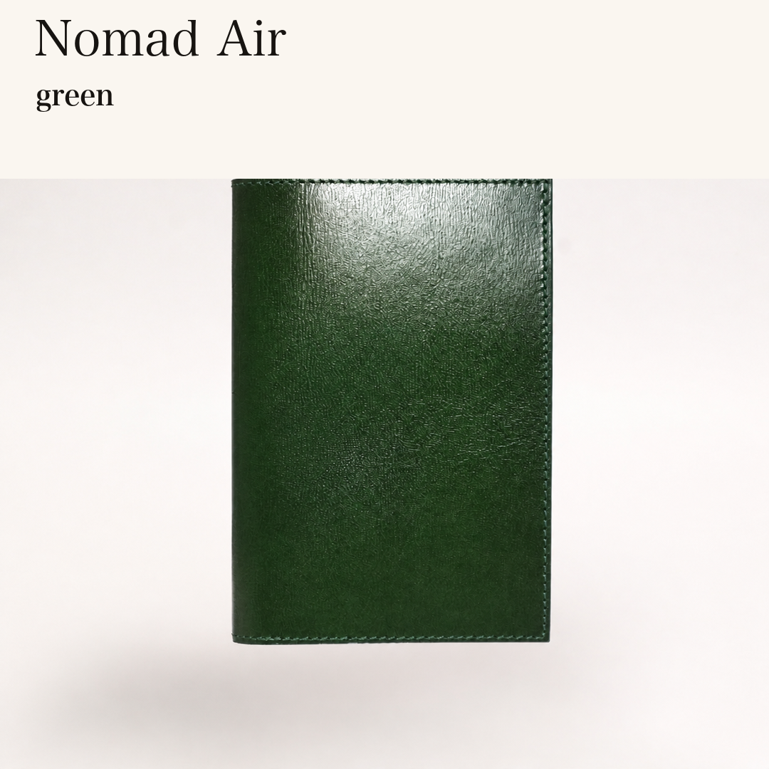 MINCHO-EN-2026-07-30|8633501450395|48377295011995|Nomad Air|green| 本革財布・革小物 しぜんのしるし