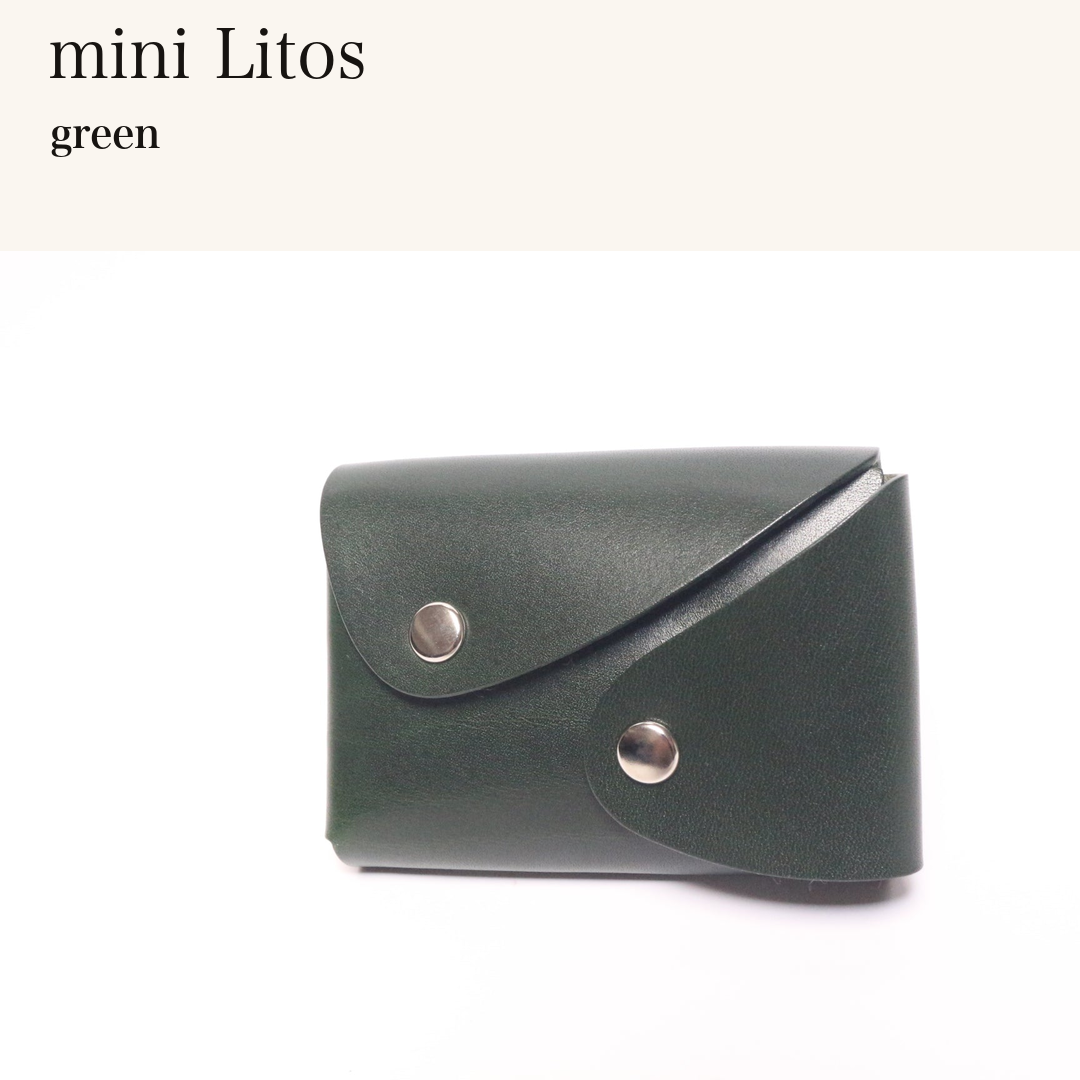 MINCHO-EN-2026-07-30|7725416349851|48377295339675|mini Litos|green| 本革財布・革小物 しぜんのしるし