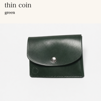 MINCHO-EN-2026-07-30|6102406234267|48377295437979|thin coin|green| 本革財布・革小物 しぜんのしるし