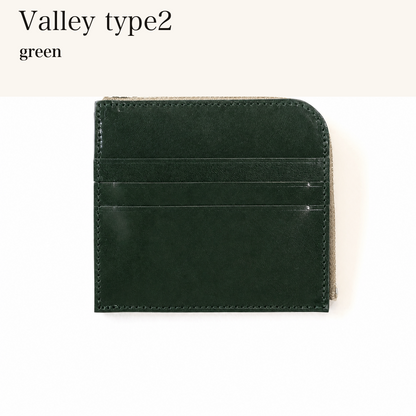 MINCHO-EN-2026-07-30|6953125347483|48377295569051|Valley type2|green| 本革財布・革小物 しぜんのしるし