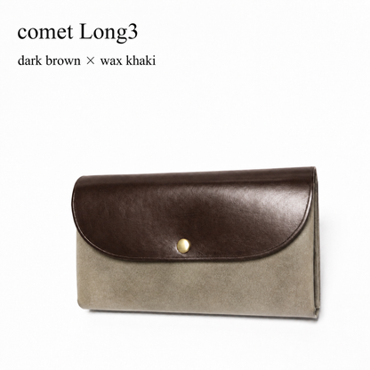 comet Long3 spacious long wallet handmade leather product view 31
