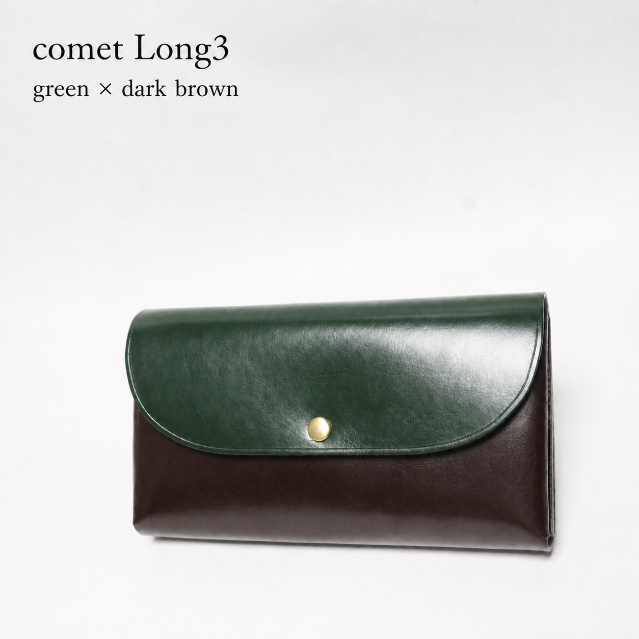 comet Long3 spacious long wallet handmade leather product view