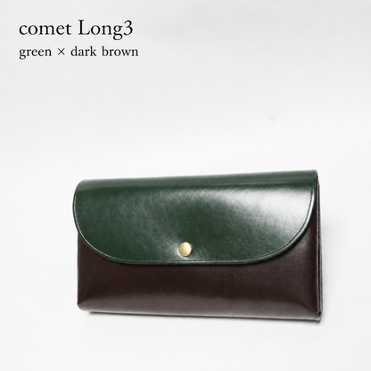 comet Long3 spacious long wallet handmade leather product view 34