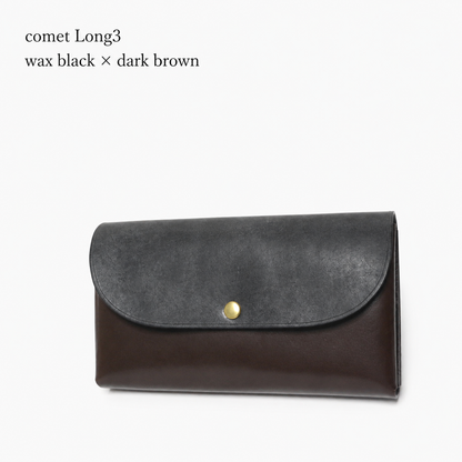 comet Long3 spacious long wallet handmade leather product view 42