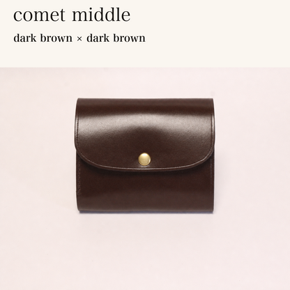 MINCHO-EN-2026-07-30|8438069461147|48834464809115|comet middle|dark brown|dark brown 本革財布・革小物 しぜんのしるし