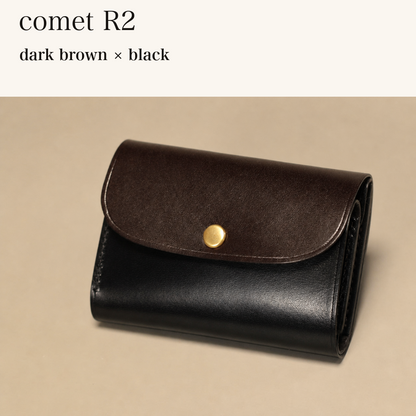BICOLOR-MINCHO-EN-2026-07-30|7220004880539|48834466513051|comet R2|dark brown|black 本革財布・革小物 しぜんのしるし