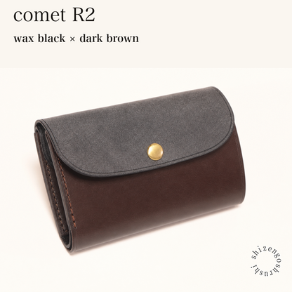 BICOLOR-MINCHO-EN-2026-07-30|7220004880539|48834466840731|comet R2|wax black|dark brown 本革財布・革小物 しぜんのしるし