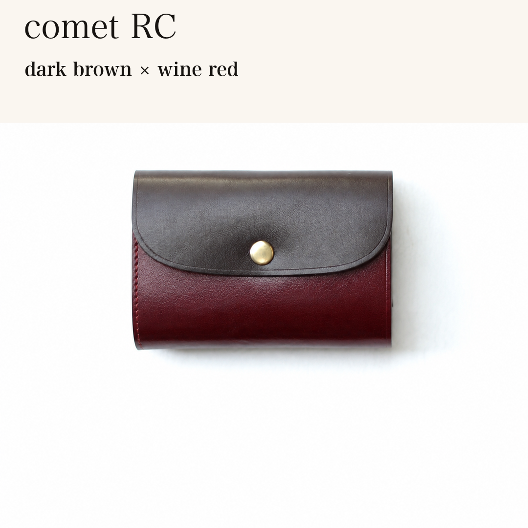 BICOLOR-MINCHO-EN-2026-08-02|7214802993307|48834467496091|comet RC|dark brown|wine red 本革財布・革小物 しぜんのしるし