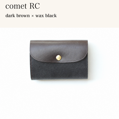 BICOLOR-MINCHO-EN-2026-08-02|7214802993307|48834467561627|comet RC|dark brown|wax black 本革財布・革小物 しぜんのしるし