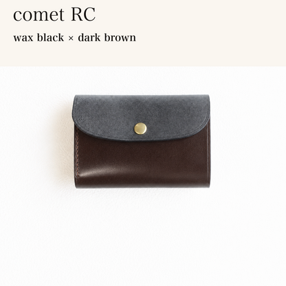 BICOLOR-MINCHO-EN-2026-08-02|7214802993307|48834467791003|comet RC|wax black|dark brown 本革財布・革小物 しぜんのしるし