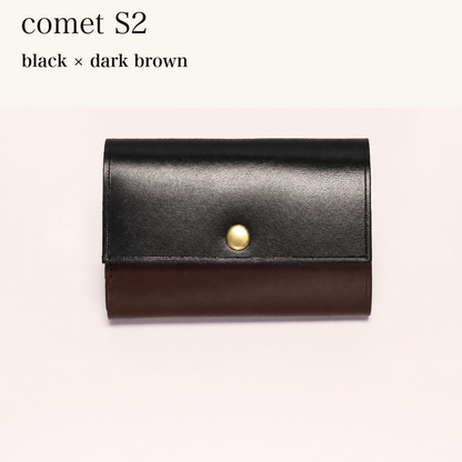 MINCHO-EN-2026-07-30|7828211073179|48834468348059|comet S2|black|dark brown 本革財布・革小物 しぜんのしるし