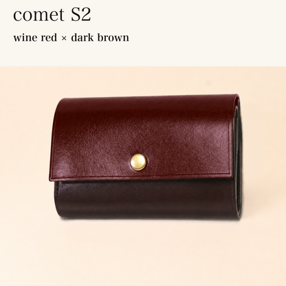 MINCHO-EN-2026-07-30|7828211073179|48834468380827|comet S2|wine red|dark brown 本革財布・革小物 しぜんのしるし