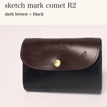 MINCHO-EN-2026-07-30|8511900418203|48834470117531|sketch mark comet R2|dark brown|black 本革財布・革小物 しぜんのしるし