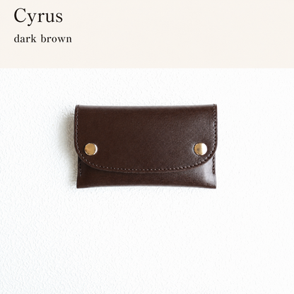 MINCHO-EN-2026-08-02|7156019429531|48872280424603|Cyrus|dark brown| 本革財布・革小物 しぜんのしるし