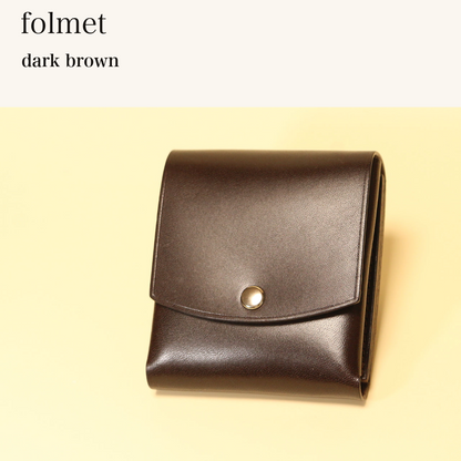 MINCHO-EN-2026-07-30|7407500558491|48872280621211|folmet|dark brown| 本革財布・革小物 しぜんのしるし