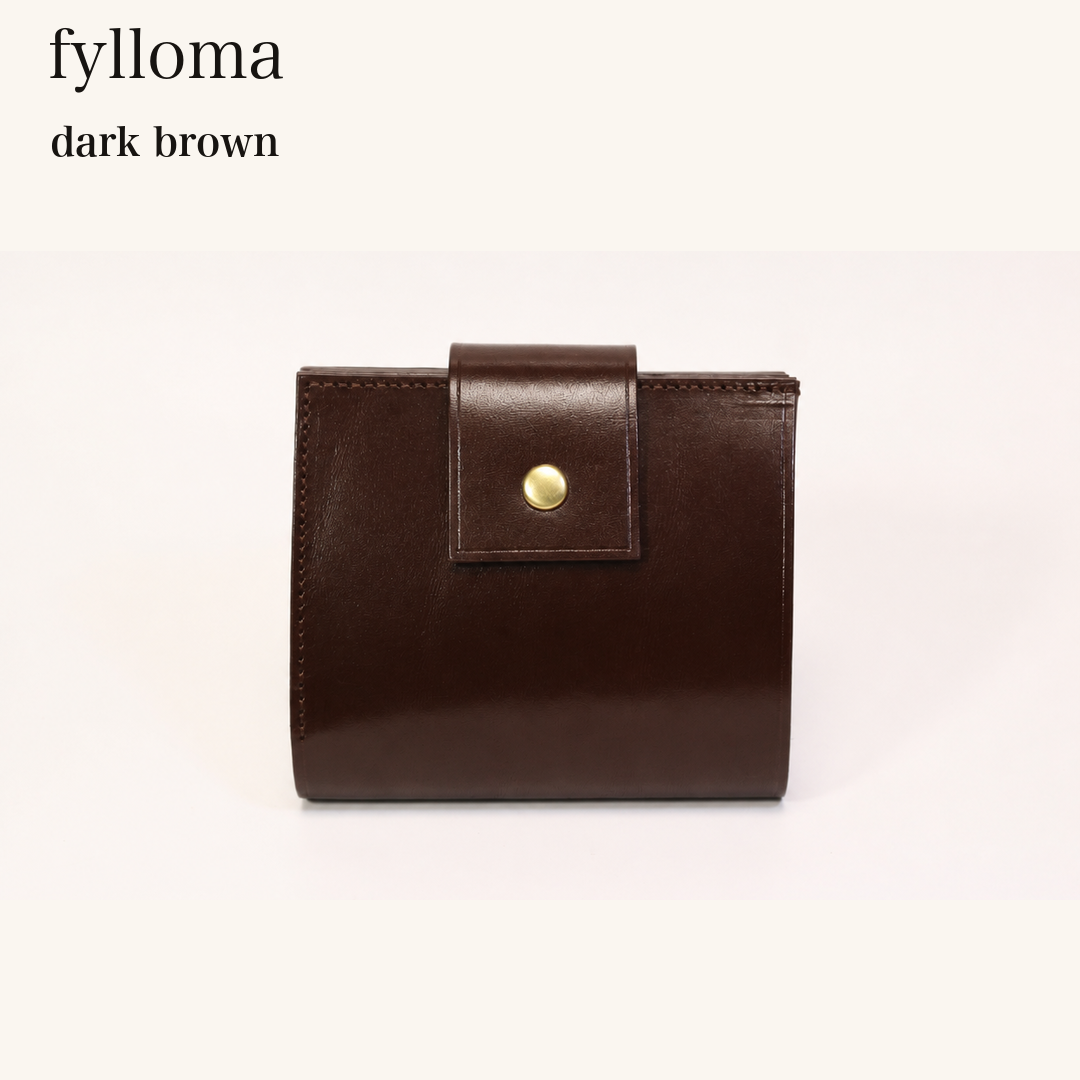 MINCHO-EN-2026-07-30|8425627517083|48872280653979|fylloma|dark brown| 本革財布・革小物 しぜんのしるし