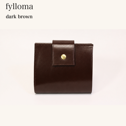 MINCHO-EN-2026-07-30|8425627517083|48872280653979|fylloma|dark brown| 本革財布・革小物 しぜんのしるし