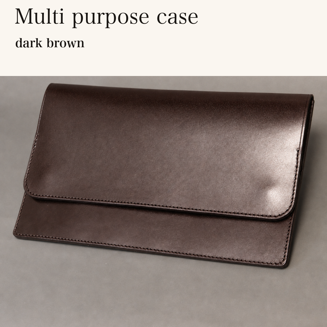 MINCHO-EN-2026-07-30|7774480367771|48872280916123|Multi purpose case|dark brown| 本革財布・革小物 しぜんのしるし