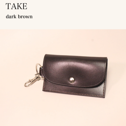MINCHO-EN-2026-07-30|7194790101147|48872280981659|TAKE|dark brown| 本革財布・革小物 しぜんのしるし