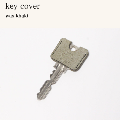 MINCHO-EN-2026-07-30|8488208826523|49102148141211|key cover|wax khaki| 本革財布・革小物 しぜんのしるし