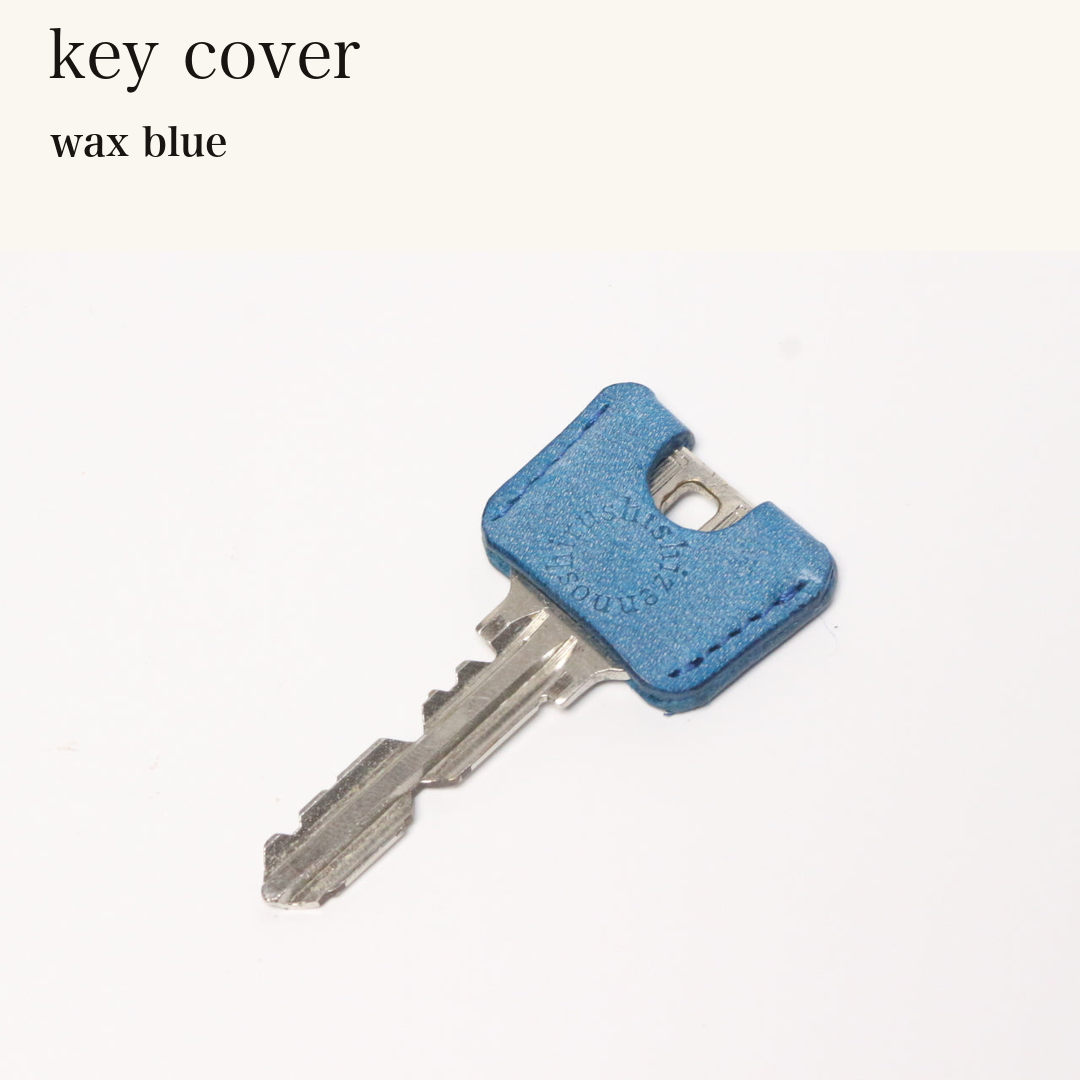 MINCHO-EN-2026-07-30|8488208826523|49102148239515|key cover|wax blue| 本革財布・革小物 しぜんのしるし