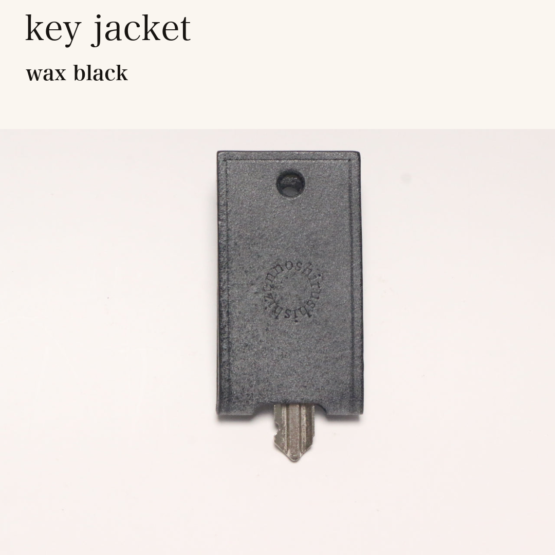 MINCHO-EN-2026-07-30|8488208859291|49102148468891|key jacket|wax black| 本革財布・革小物 しぜんのしるし