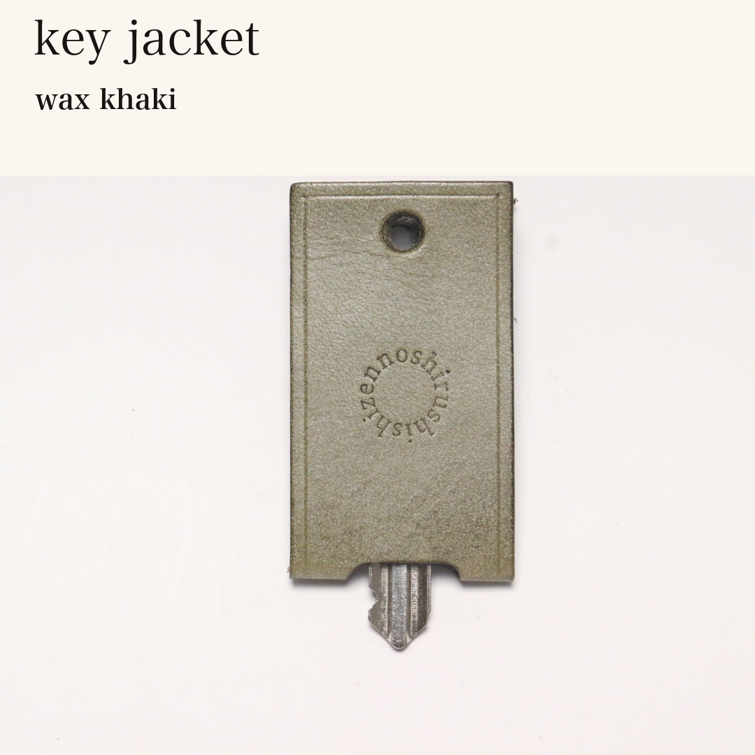 MINCHO-EN-2026-07-30|8488208859291|49102148501659|key jacket|wax khaki| 本革財布・革小物 しぜんのしるし