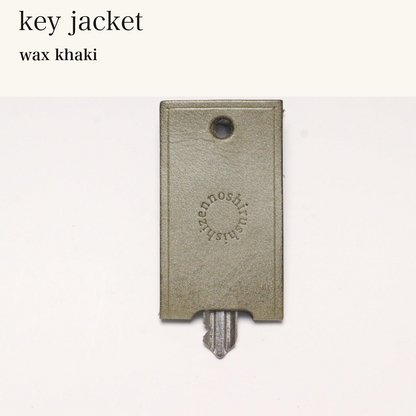 MINCHO-EN-2026-07-30|8488208859291|49102148501659|key jacket|wax khaki| 本革財布・革小物 しぜんのしるし