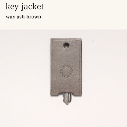 MINCHO-EN-2026-07-30|8488208859291|49102148534427|key jacket|wax ash brown| 本革財布・革小物 しぜんのしるし