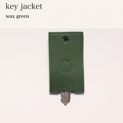 MINCHO-EN-2026-08-02|8488208859291|49137195942043|key jacket|wax green| 本革財布・革小物 しぜんのしるし