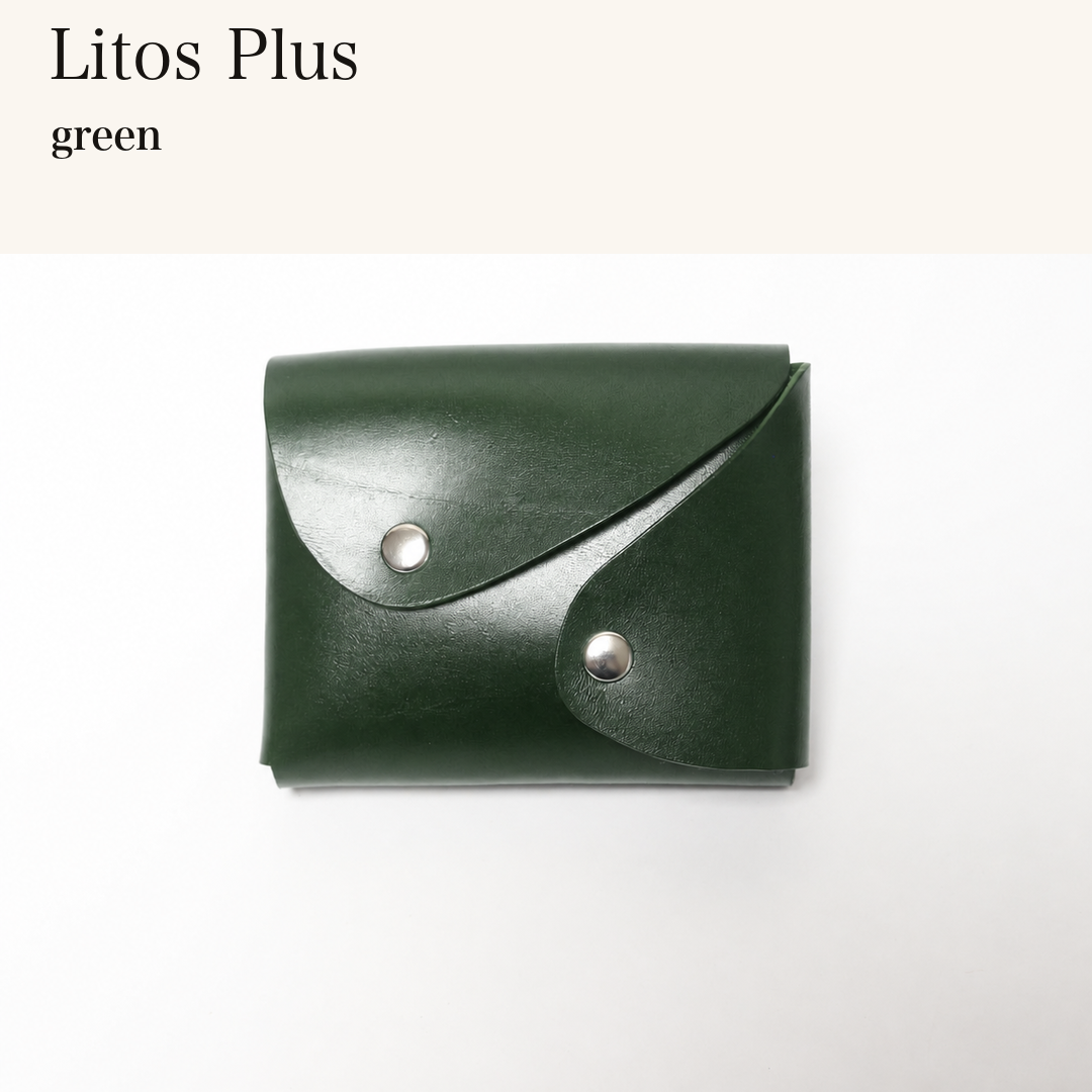 LITOS-PLUS-MINCHO-EN-2026-08-12|9240813797531|49197512720539|Litos Plus|green| 本革財布・革小物 しぜんのしるし
