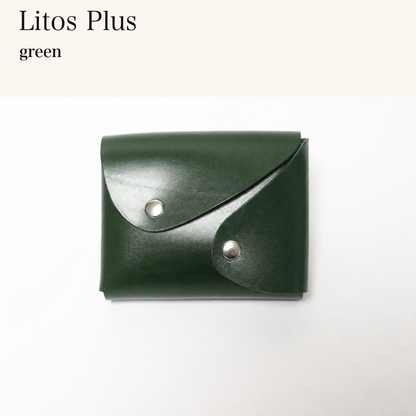 LITOS-PLUS-MINCHO-EN-2026-08-12|9240813797531|49197512720539|Litos Plus|green| 本革財布・革小物 しぜんのしるし