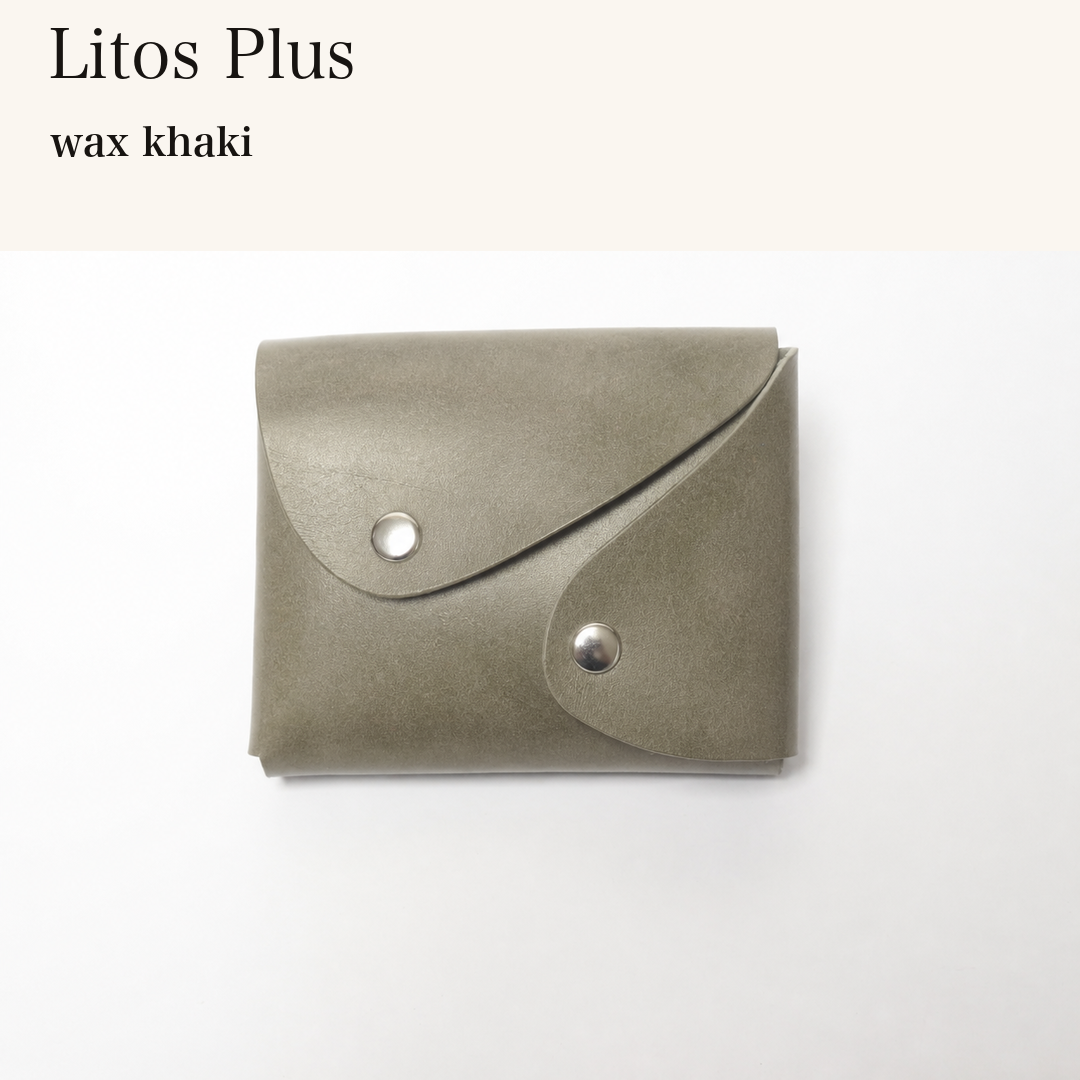 LITOS-PLUS-MINCHO-EN-2026-08-12|9240813797531|49197512818843|Litos Plus|wax khaki| 本革財布・革小物 しぜんのしるし