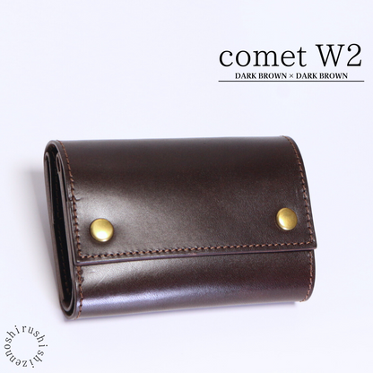 - comet W2 - compact tri-fold wallet