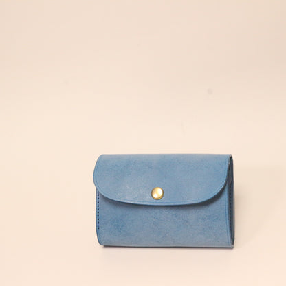 comet R2 compact leather trifold wallet handmade leather product view 65