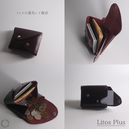 Litos Plus：小銭・お札・カードをまとめて収納できる本革ミニ財布 本革財布・革小物 しぜんのしるし