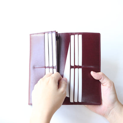 長財布 ≪ BC-1 ≫ long wallet【送料無料】上品な国産本牛革使用-しぜんのしるし