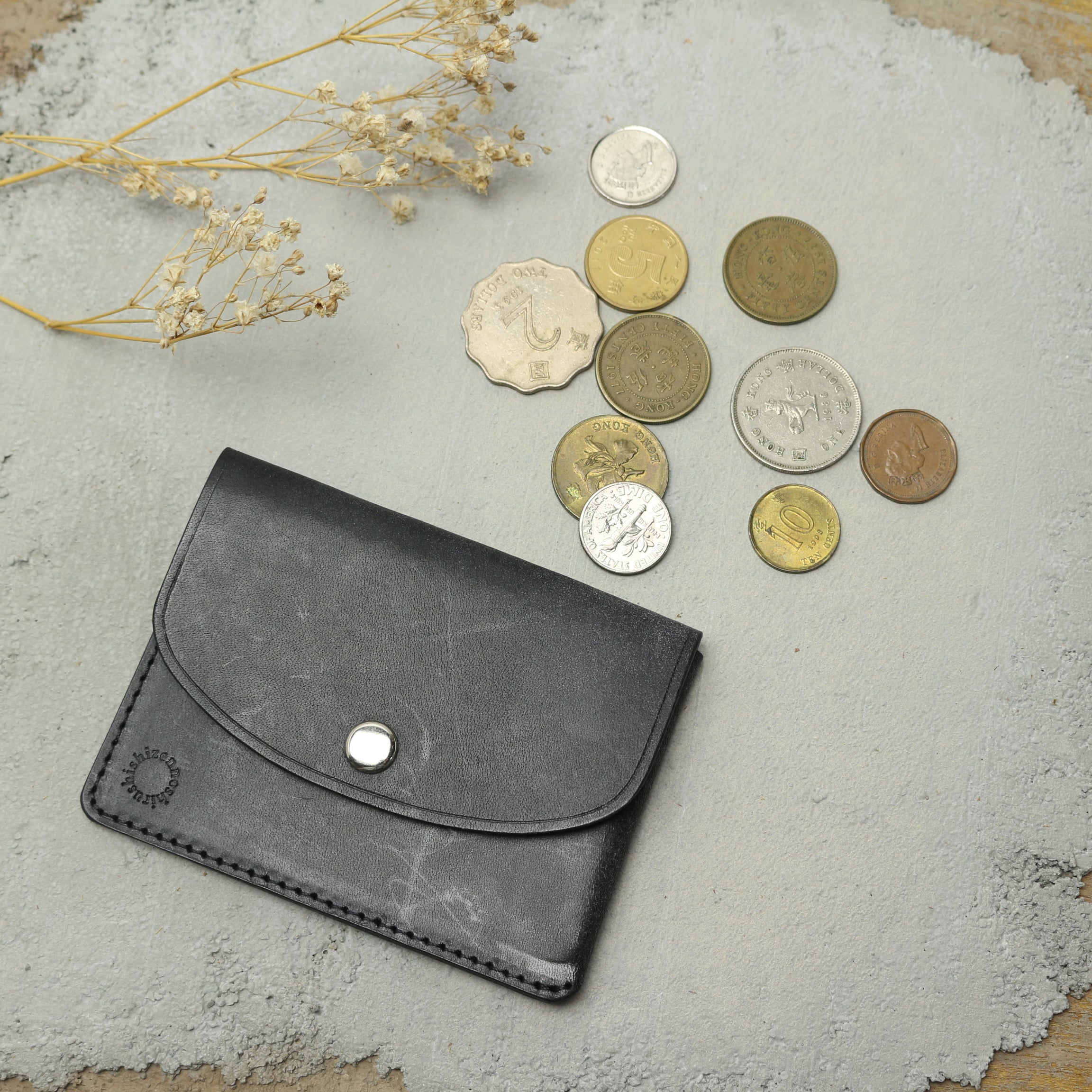 thin coin- Palm coin case Thin coin – しぜんのしるし