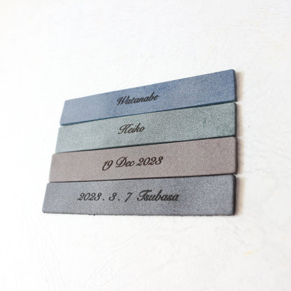 ◆Name engraving (laser branding)
