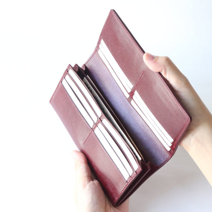 長財布 ≪ BC-1 ≫ long wallet【送料無料】上品な国産本牛革使用-しぜんのしるし